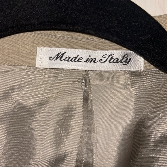 PAL Zileri luxury Camel Vintage style Made in Italy Wool Business Men suit Sz 58 - Picture 3 of 16